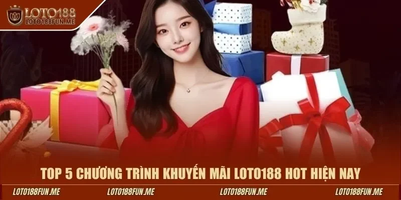Top 5 chương trình khuyến mãi LOTO188 hot hiện nay