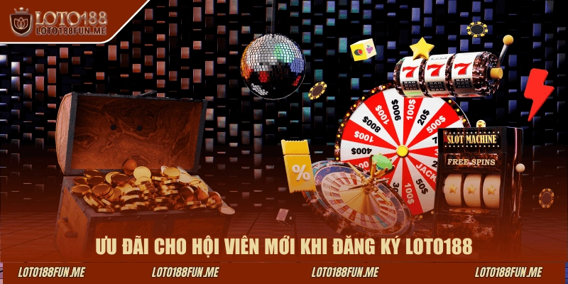 Ưu đãi cho hội viên mới khi đăng ký LOTO188